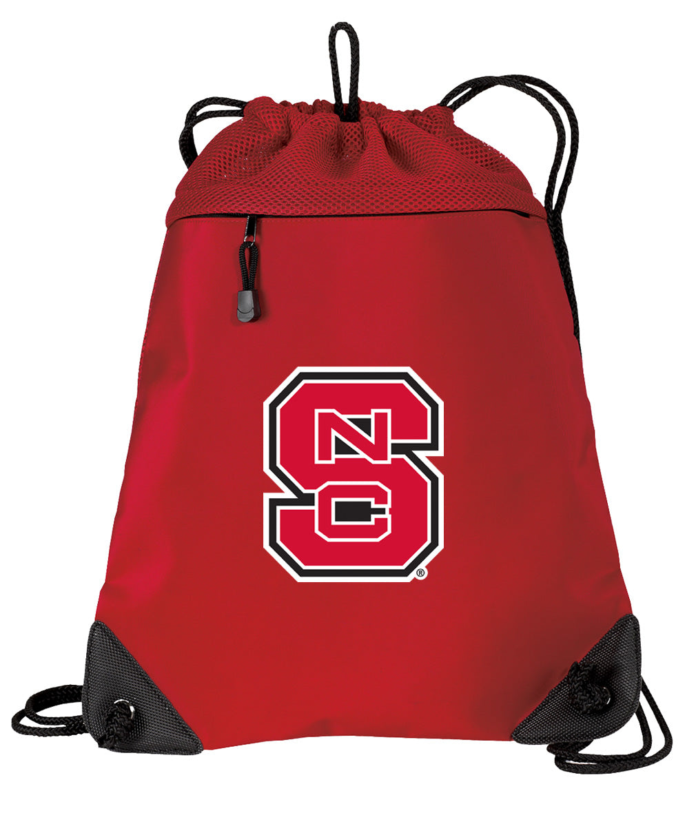 NC State Drawstring Backpack Wolfpack Cinch Pack - Mesh & Microfiber