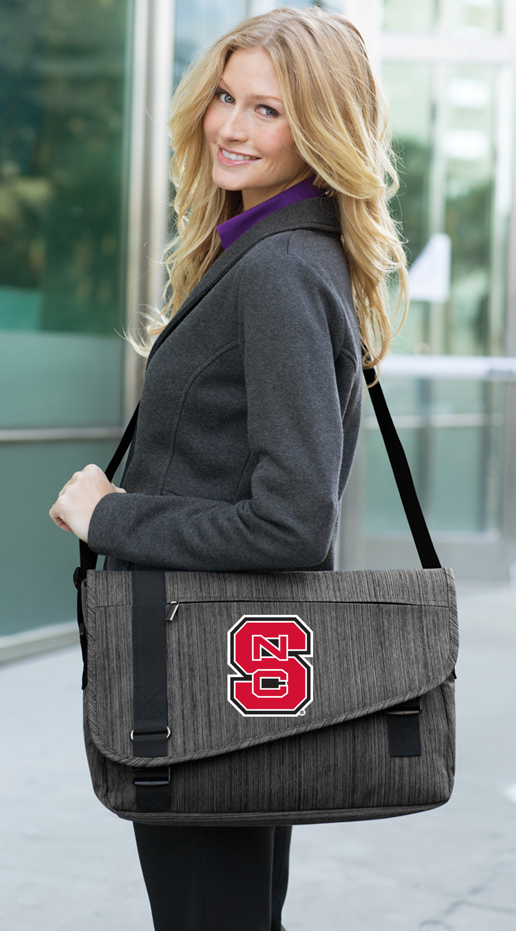 NC State Messenger Bag Laptop Computer Bag