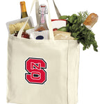 NC State Grocery Shopping Bag Wolfpack Reusable Cotton Bag