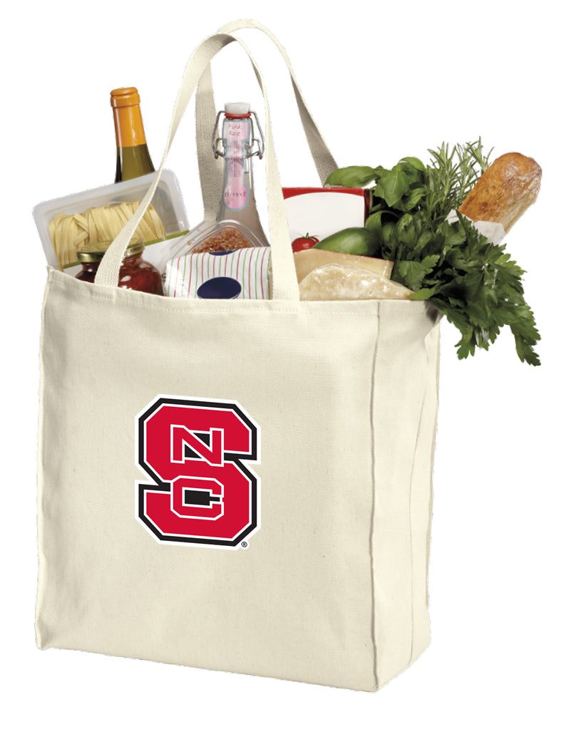 NC State Grocery Shopping Bag Wolfpack Reusable Cotton Bag