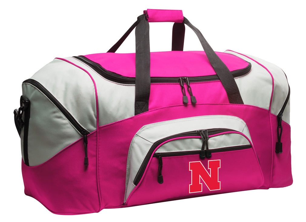 Nebraska Large Duffel Bag Nebraska Huskers Suitcase Luggage Bag