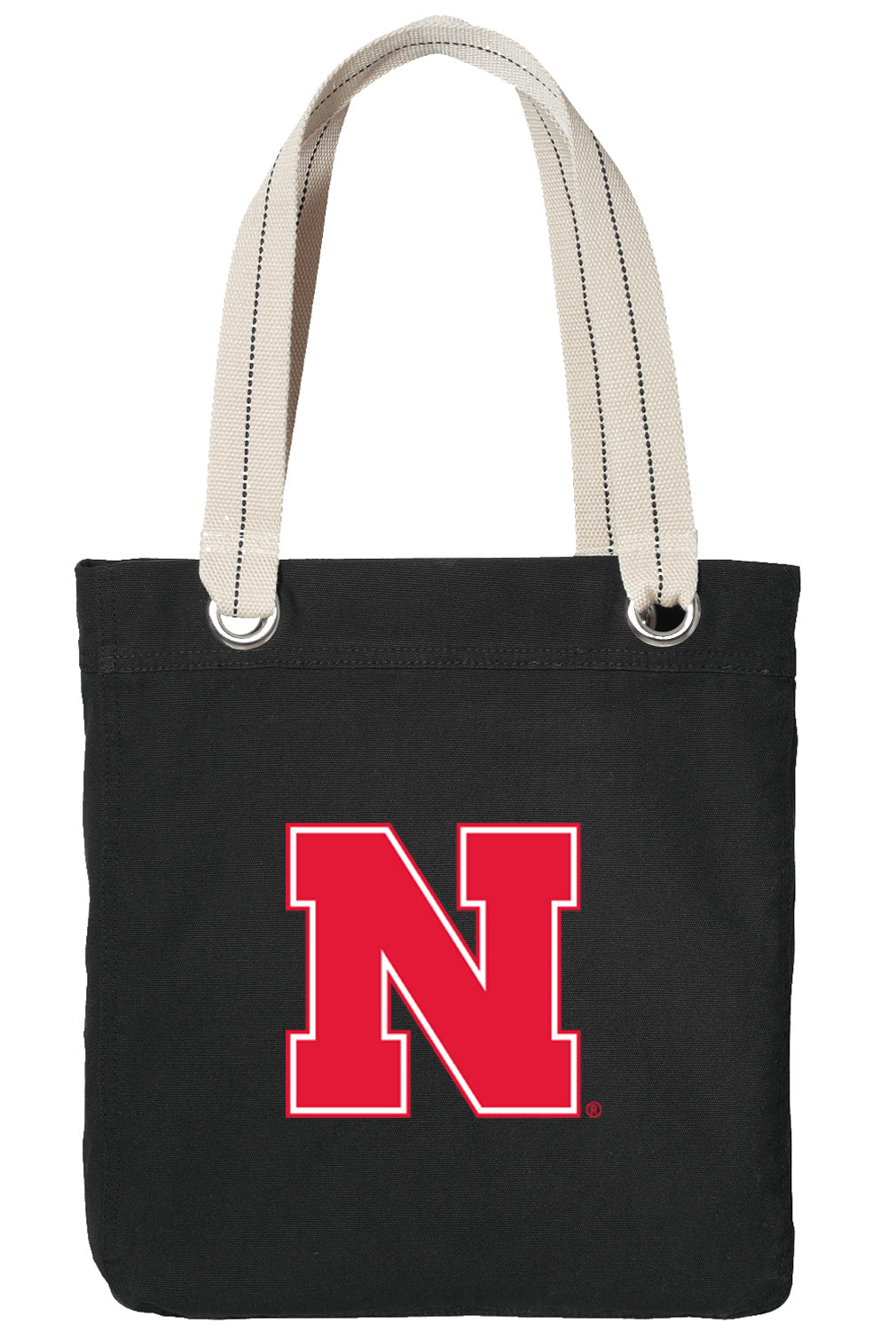 Nebraska Tote Bag Nebraska Huskers Deluxe Canvas Shoulder Bag