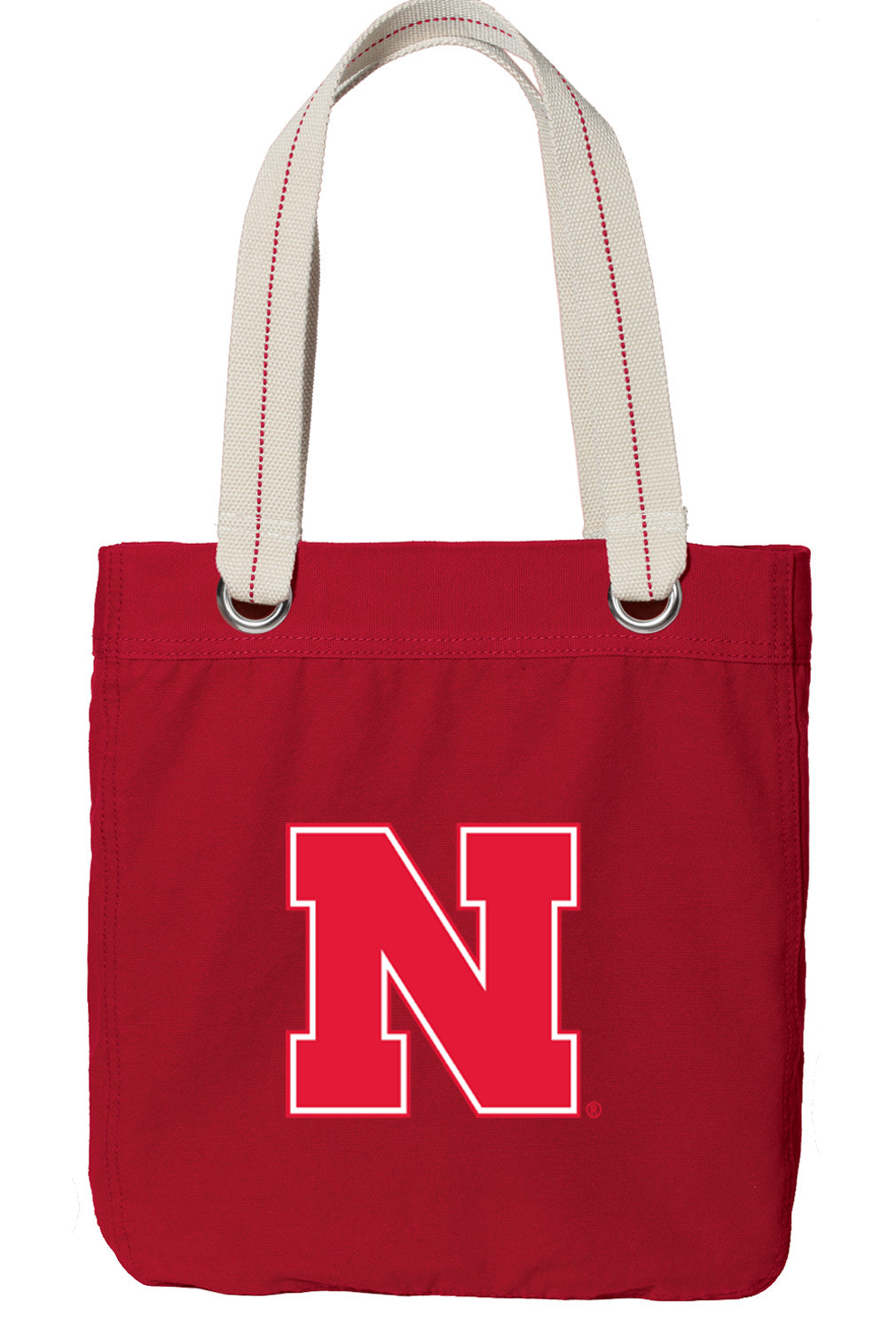 Nebraska Tote Bag Nebraska Huskers Deluxe Canvas Shoulder Bag