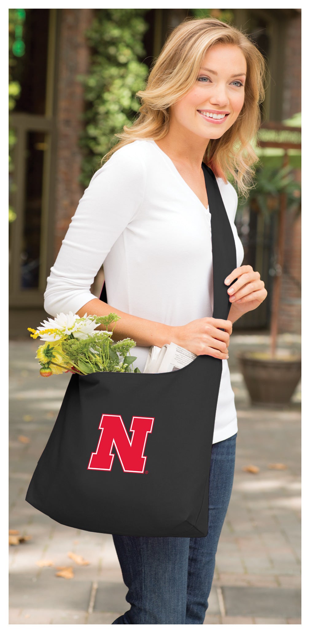 Nebraska Cross Body Bag Nebraska Huskers Shoulder Tote Bag - Sling Style