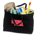 Nebraska Logo Large Tote Bag Nebraska Huskers Jumbo Tote for Beach Pool or Travel