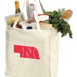 Nebraska Logo Grocery Shopping Bag Nebraska Huskers Reusable Cotton Bag