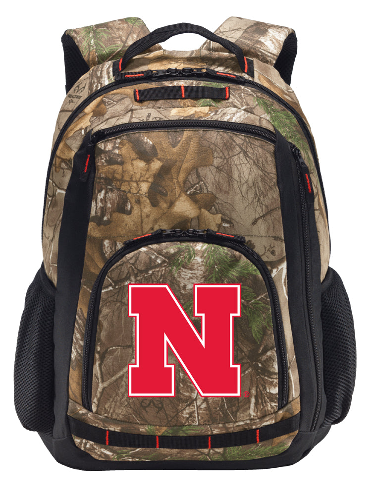 Nebraska Camo Backpack Nebraska Huskers Laptop Computer Backpack