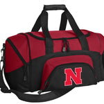 Nebraska Small Duffel Bag Nebraska Huskers Carryon Suitcase or Gym Bag