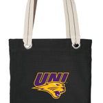 Northern Iowa Tote Bag UNI Panthers Deluxe Canvas Shoulder Bag