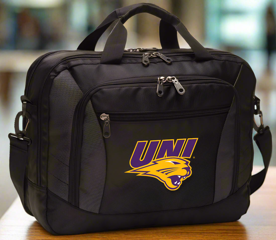 Northern Iowa Laptop Computer Bag UNI Briefcase