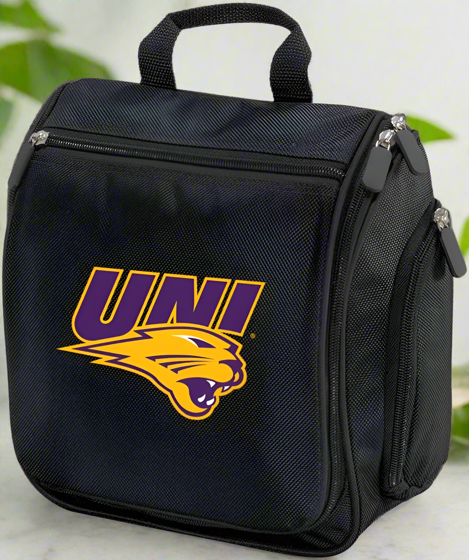 Northern Iowa Toiletry Bag or Mens UNI Panthers Travel Shaving Kit