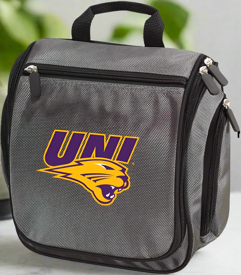 Northern Iowa Toiletry Bag or Mens UNI Panthers Travel Shaving Kit