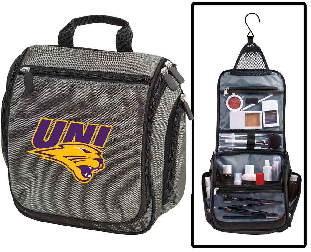 Northern Iowa Toiletry Bag or Mens UNI Panthers Travel Shaving Kit