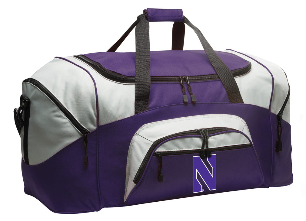 Northwestern Large Duffel Bag NU Suitcase Luggage Bag