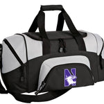 Northwestern University Small Duffel Bag NU Wildcats Carryon Suitcase or Gym Bag