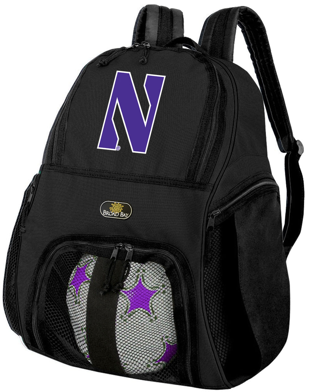 Northwestern Soccer Ball Backpack or NU Volleyball Sports Gear Bag