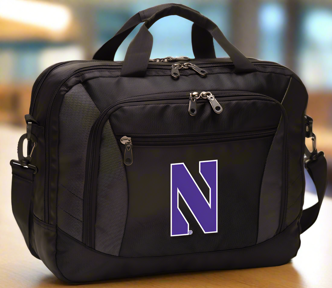 Northwestern Laptop Computer Bag NU Briefcase