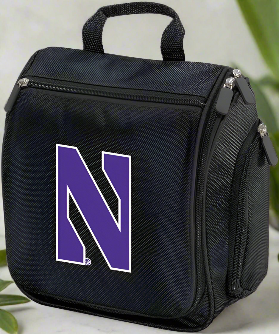 Northwestern University Toiletry Bag or Mens NU Travel Shaving Kit