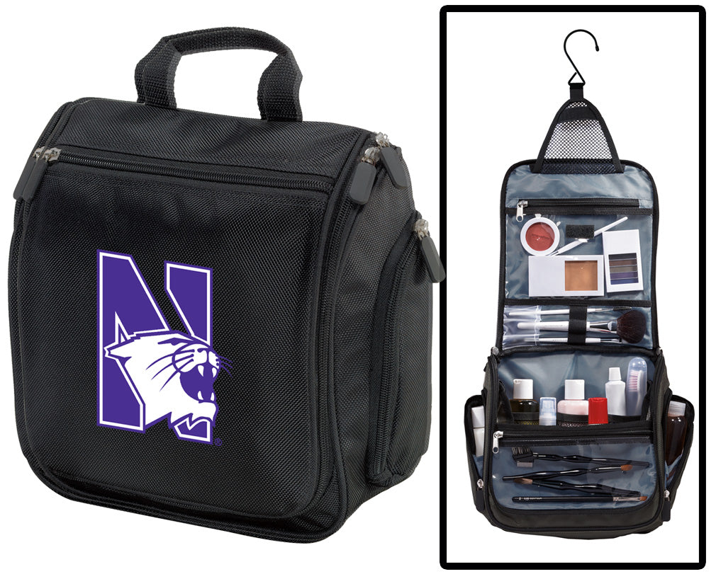 Northwestern University Toiletry Bag or Mens NU Wildcats Travel Shaving Kit