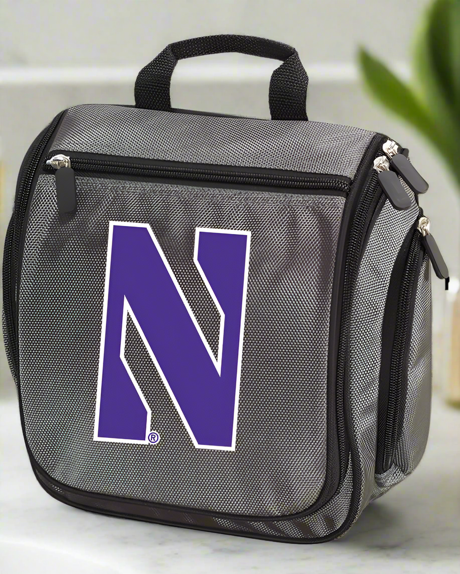 Northwestern University Toiletry Bag or Mens NU Travel Shaving Kit