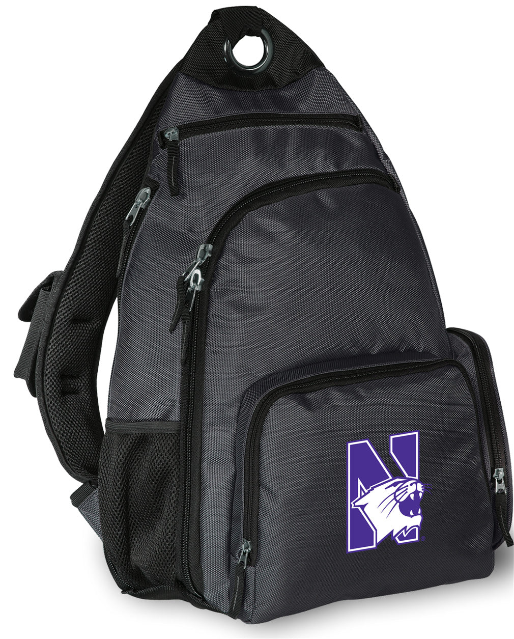 Northwestern University Sling Backpack NU Wildcats Crossbody Bag