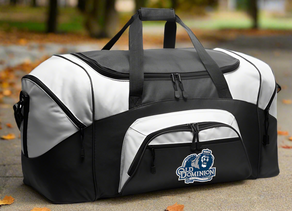 Old Dominion University Large Duffel Bag ODU Suitcase Luggage Bag