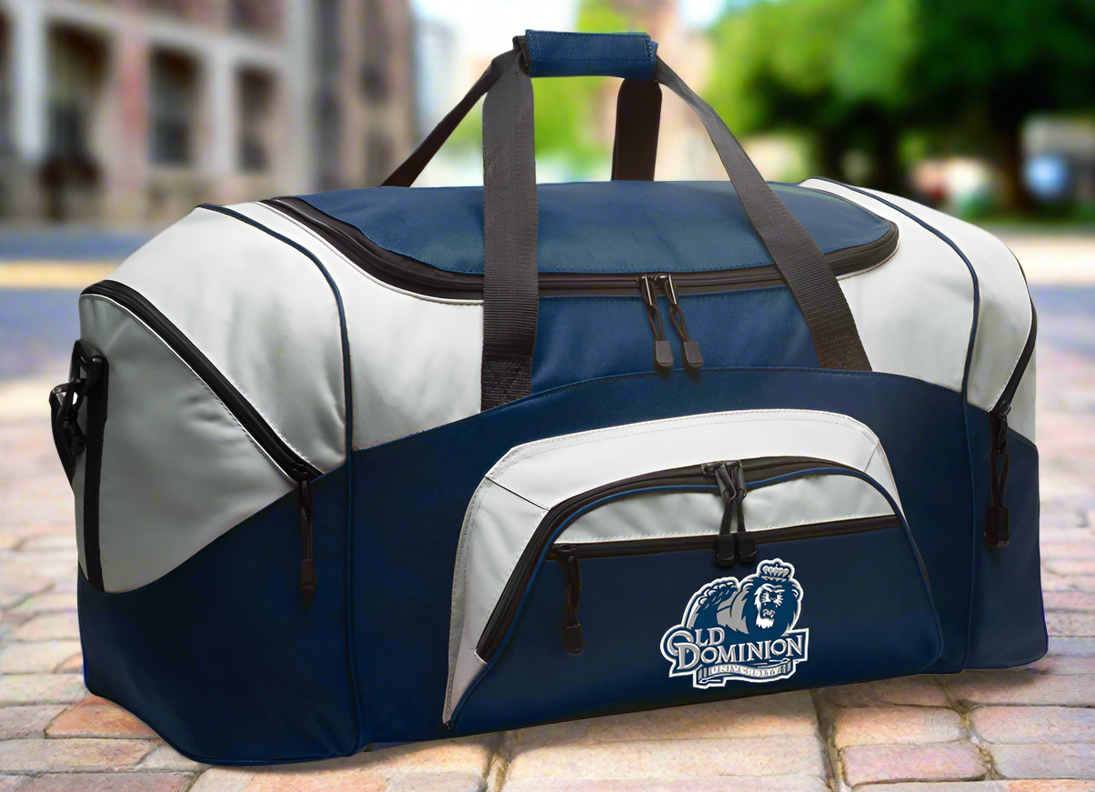 Old Dominion University Large Duffel Bag ODU Suitcase Luggage Bag