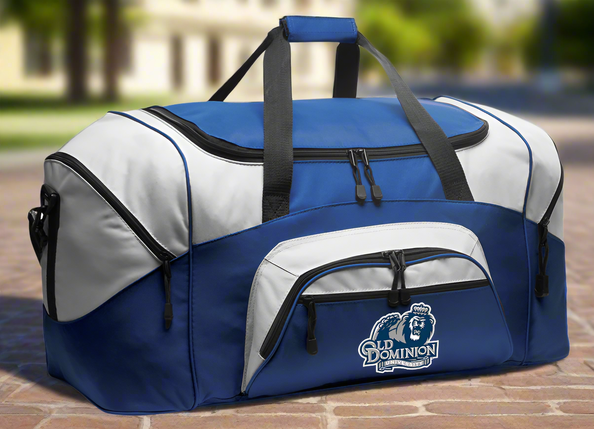 Old Dominion University Large Duffel Bag ODU Suitcase Luggage Bag