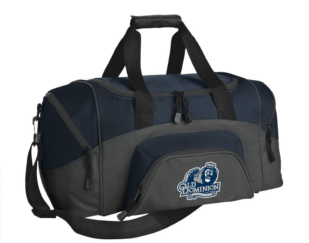 Old Dominion University Small Duffel Bag ODU Carryon Suitcase or Gym Bag