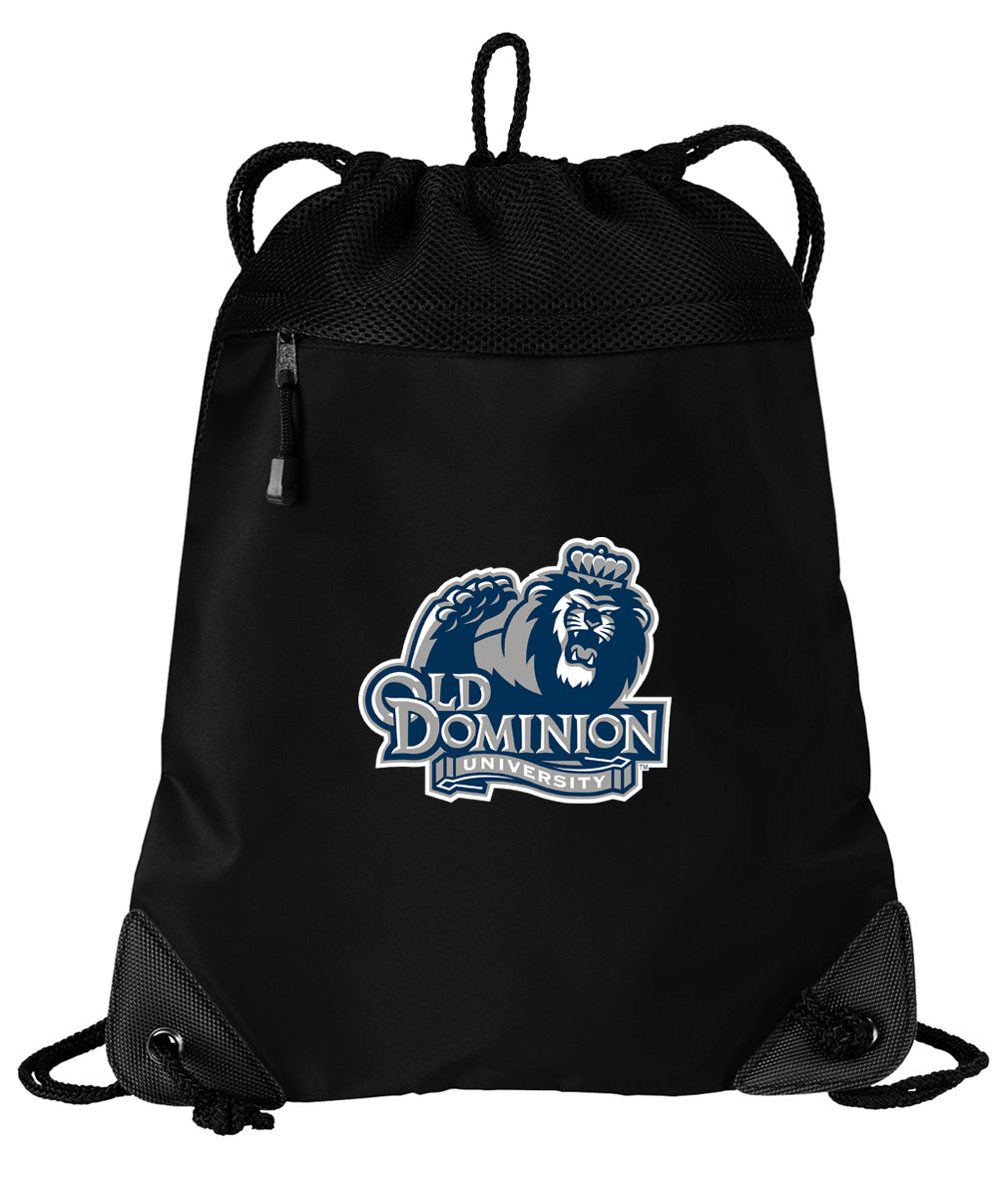 Old Dominion University Drawstring Backpack ODU Cinch Pack - Mesh & Microfiber