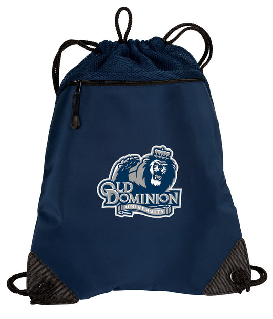 Old Dominion University Drawstring Backpack ODU Cinch Pack - Mesh & Microfiber