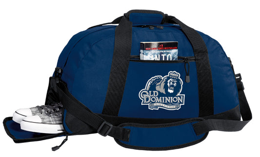 Old Dominion University Duffel Bag ODU Gym or Sports Bag with Shoe Pocket