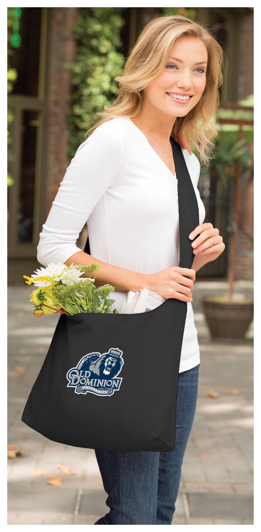 Old Dominion University Cross Body Bag ODU Shoulder Tote Bag - Sling Style