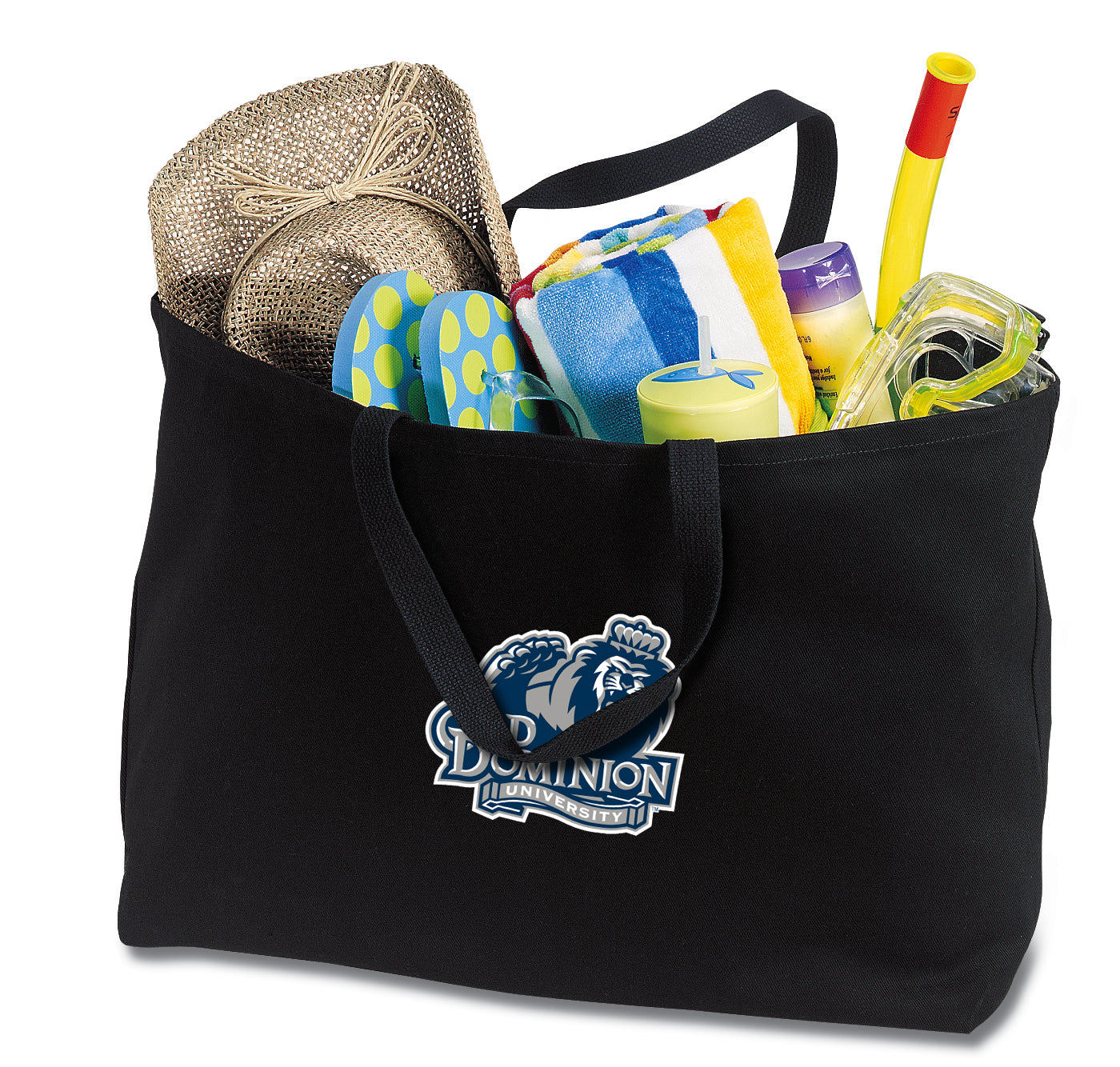 Old Dominion University Large Tote Bag ODU Jumbo Tote for Beach Pool or Travel