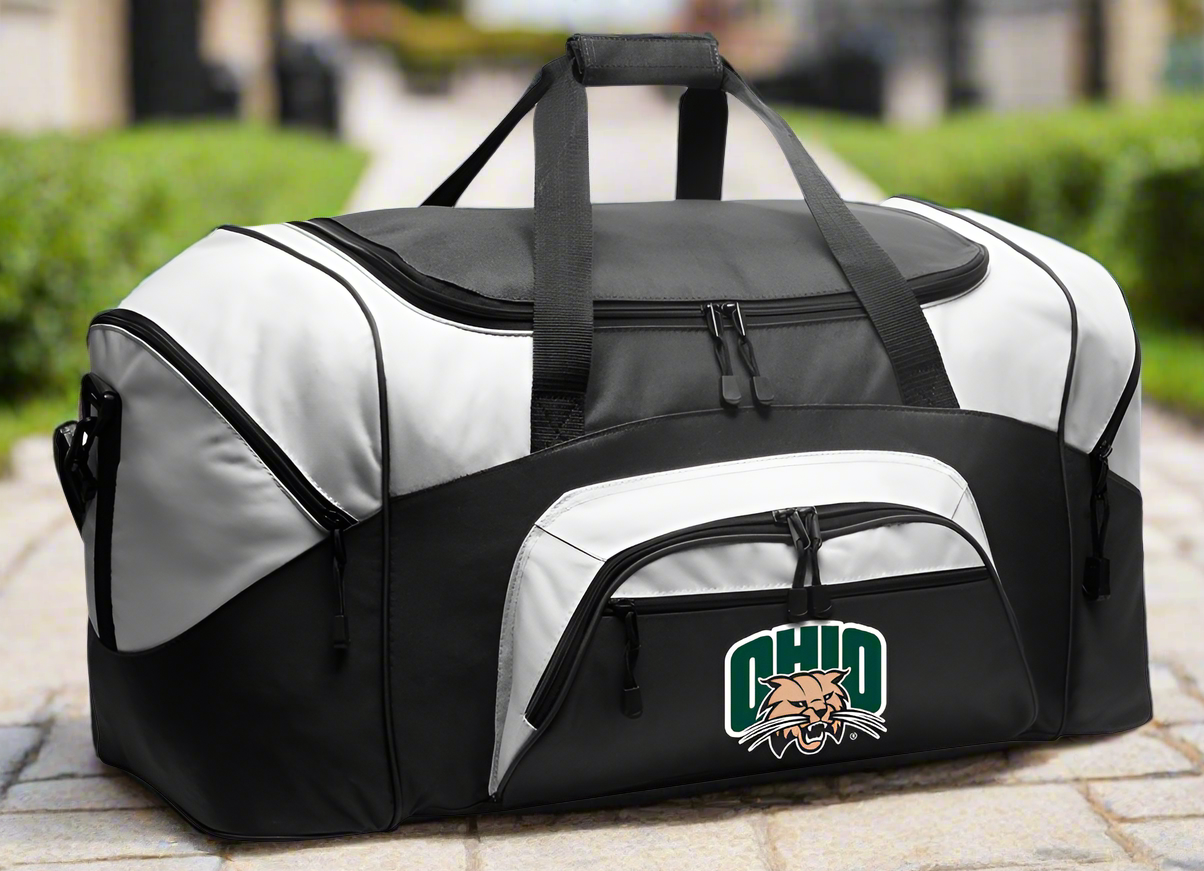 Ohio University Large Duffel Bag Ohio Bobcats Suitcase Luggage Bag