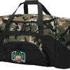 Ohio University Large Camo Duffel Bag Ohio Bobcats Suitcase or Sports Gear Bag