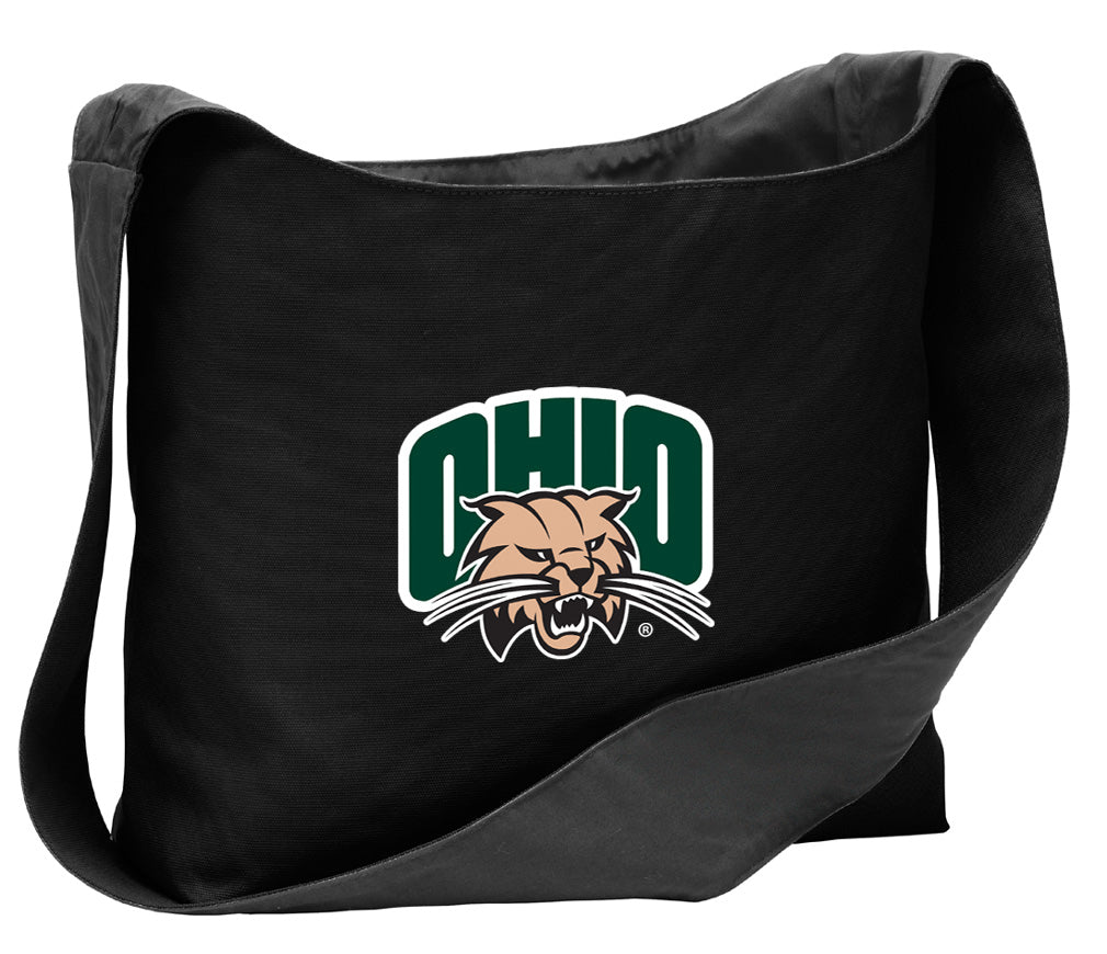 Ohio University Cross Body Bag Ohio Bobcats Shoulder Tote Bag - Sling Style