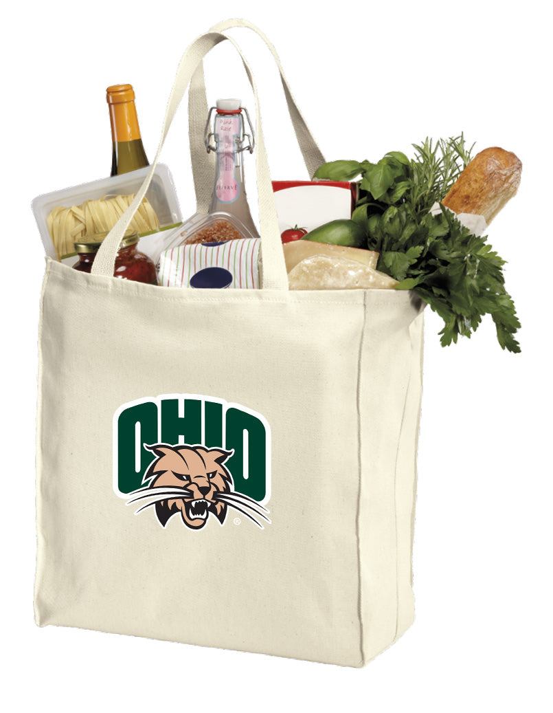 Ohio University Grocery Shopping Bag Ohio Bobcats Reusable Cotton Bag