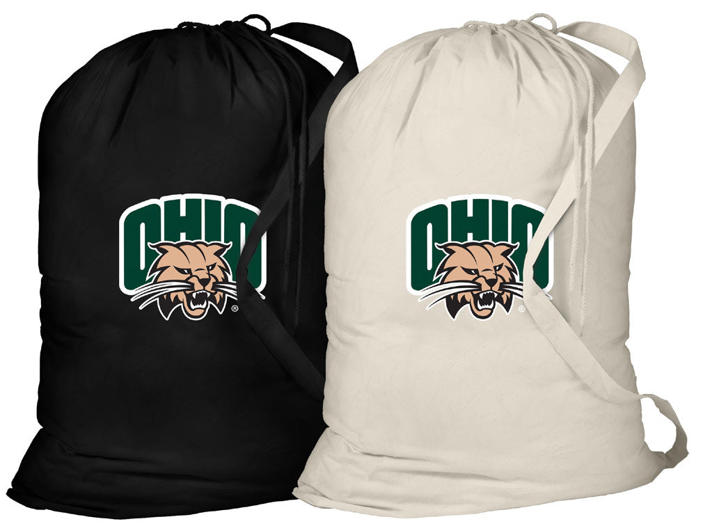 Ohio University Laundry Bags 2 PC Set Ohio Bobcats Clothes Bags