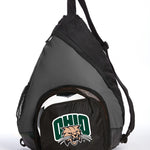 Ohio University Sling Backpack Ohio Bobcats Bag with Soccer Ball or Volleyball Bag Sports Gear Compartment Practice Bag