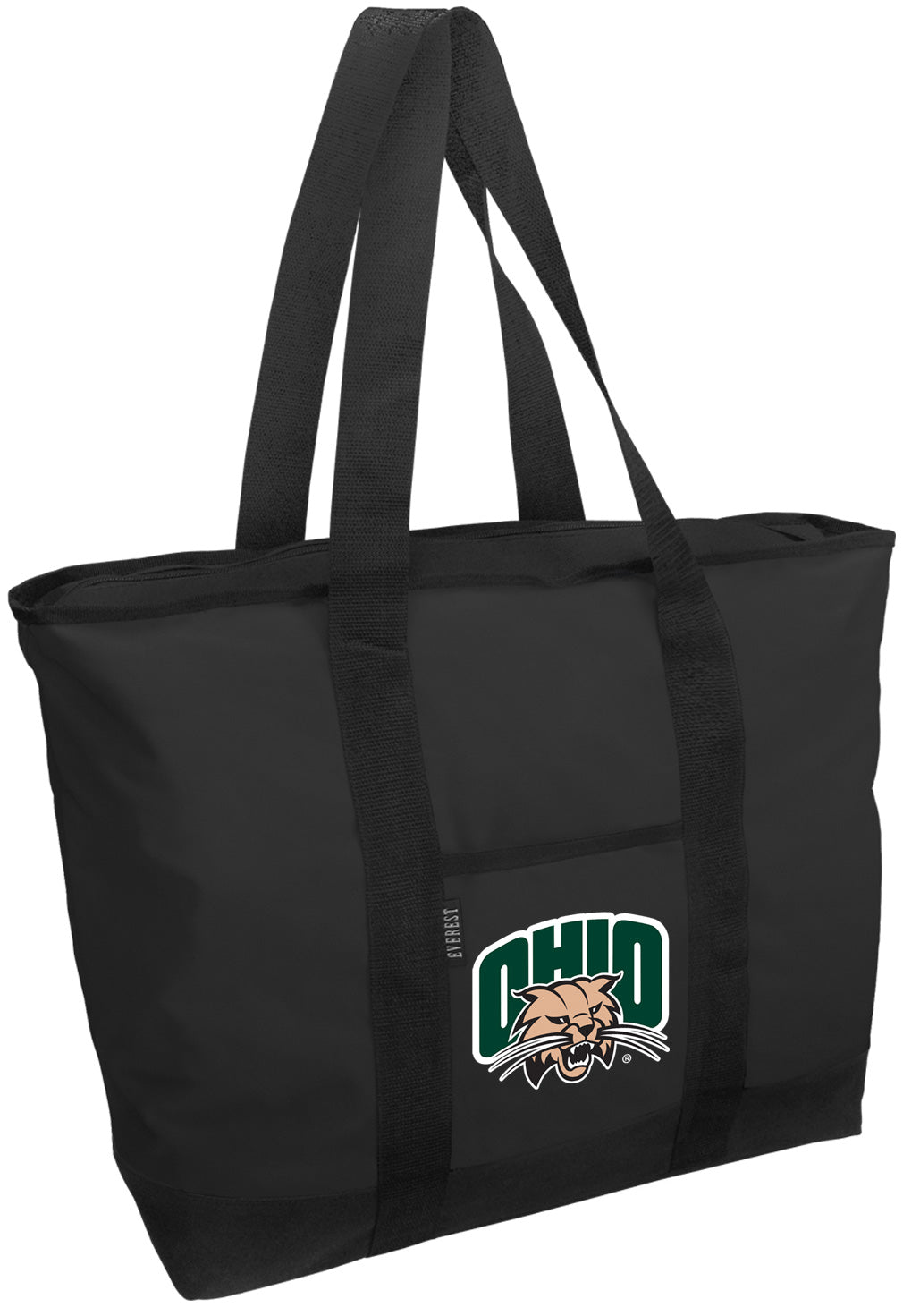 Ohio University Tote Bag Ohio Bobcats Large Zippered Tote