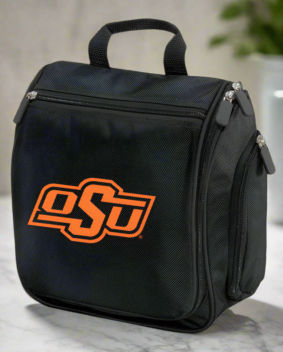 Oklahoma State Toiletry Bag or Mens OSU Cowboys Travel Shaving Kit