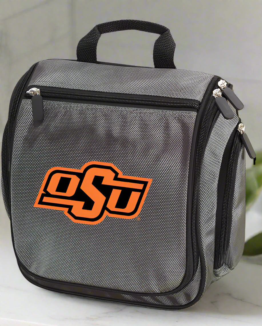 Oklahoma State Toiletry Bag or Mens OSU Cowboys Travel Shaving Kit