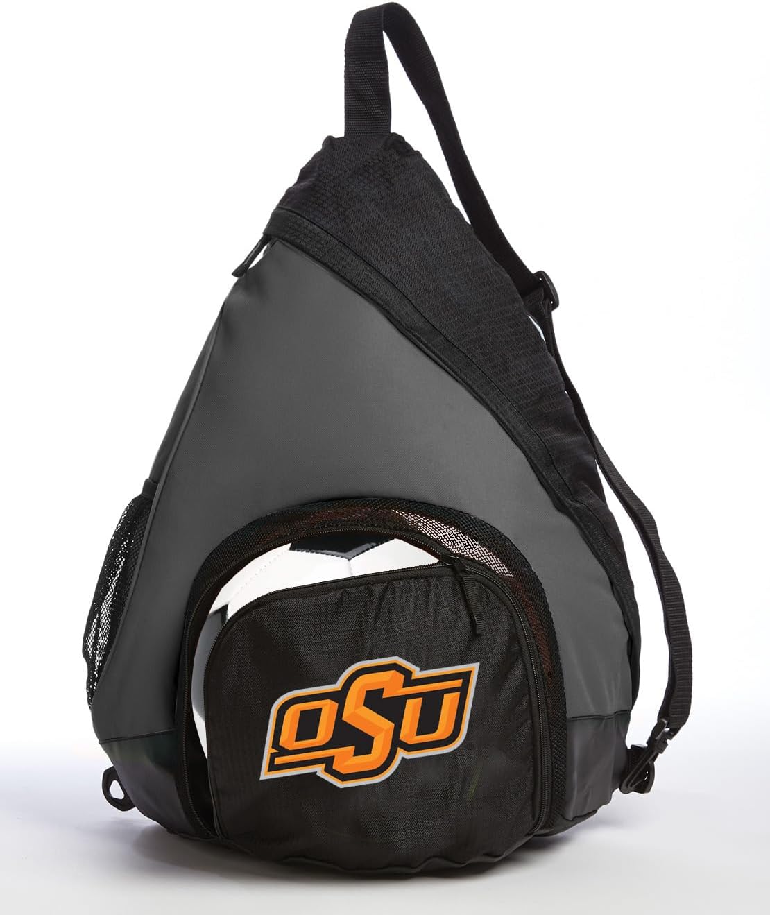 Oklahoma State Sling Backpack OSU Cowboys Bag with Soccer Ball or Volleyball Bag Sports Gear Compartment Practice Bag