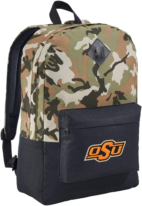 Oklahoma State Camo Backpack OSU Cowboys Medium Classic Style Backpack