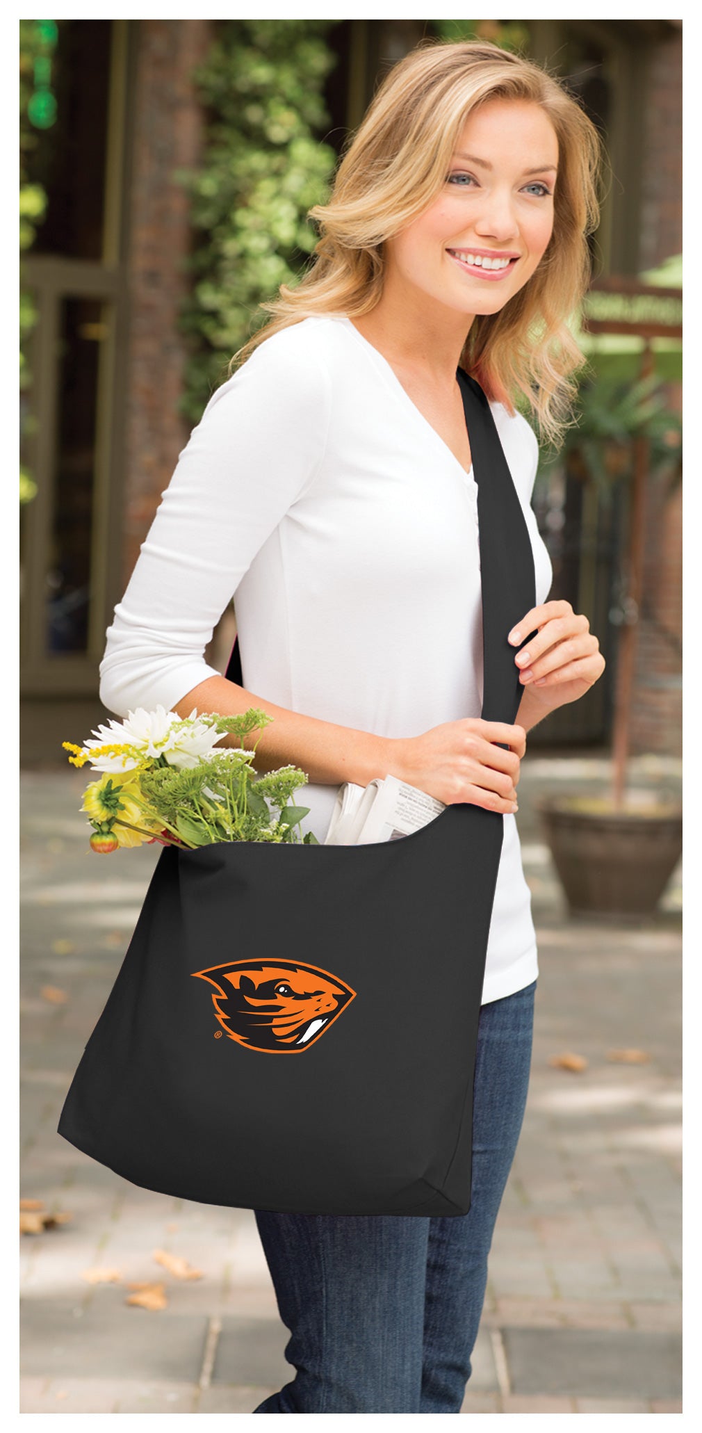 Oregon State Cross Body Bag OSU Beavers Shoulder Tote Bag - Sling Style