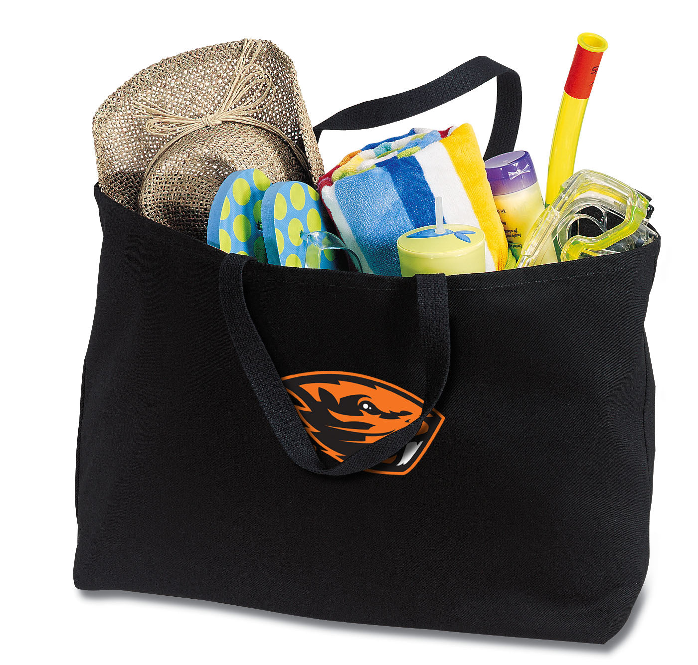 Oregon State Large Tote Bag OSU Beavers Jumbo Tote for Beach Pool or Travel