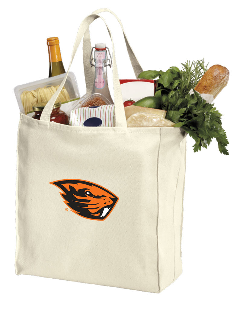 Oregon State Grocery Shopping Bag OSU Beavers Reusable Cotton Bag