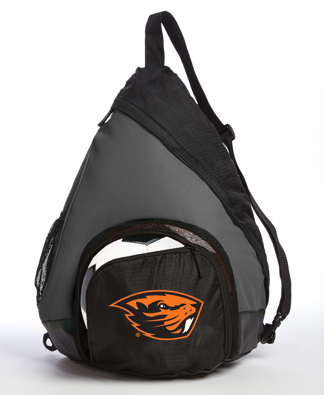 Oregon State Sling Backpack OSU Beavers Bag with Soccer Ball or Volleyball Bag Sports Gear Compartment Practice Bag