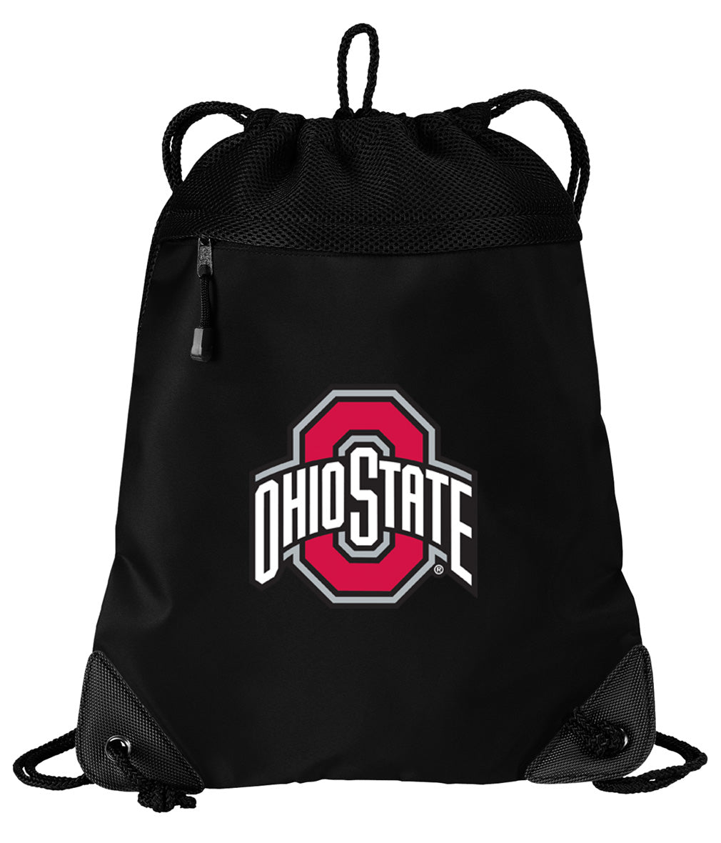 Ohio State Drawstring Backpack OSU Cinch Pack - Mesh & Microfiber